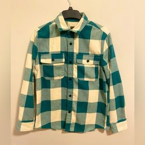 Green And Beige H&M Summer Flannel